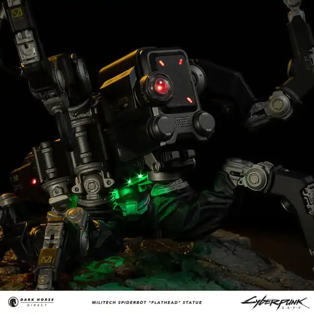 Cyberpunk 2077 Statue Militech Spiderbot "Flathead" 25 cm Produktfoto