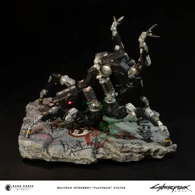Cyberpunk 2077 Statue Militech Spiderbot "Flathead" 25 cm Produktfoto