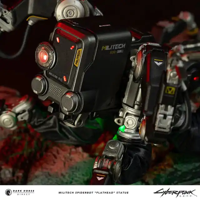 Cyberpunk 2077 Statue Militech Spiderbot "Flathead" 25 cm Produktfoto