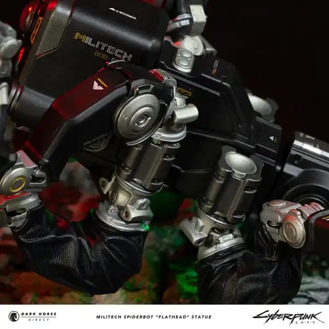 Cyberpunk 2077 Statue Militech Spiderbot "Flathead" 25 cm Produktfoto