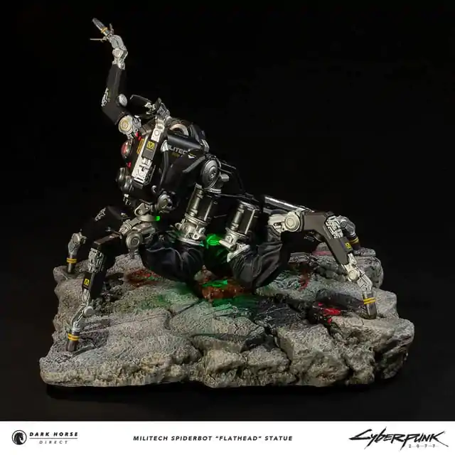 Cyberpunk 2077 Statue Militech Spiderbot "Flathead" 25 cm Produktfoto