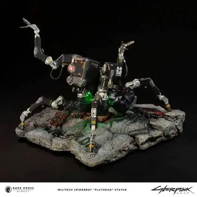 Cyberpunk 2077 Statue Militech Spiderbot "Flathead" 25 cm Produktfoto