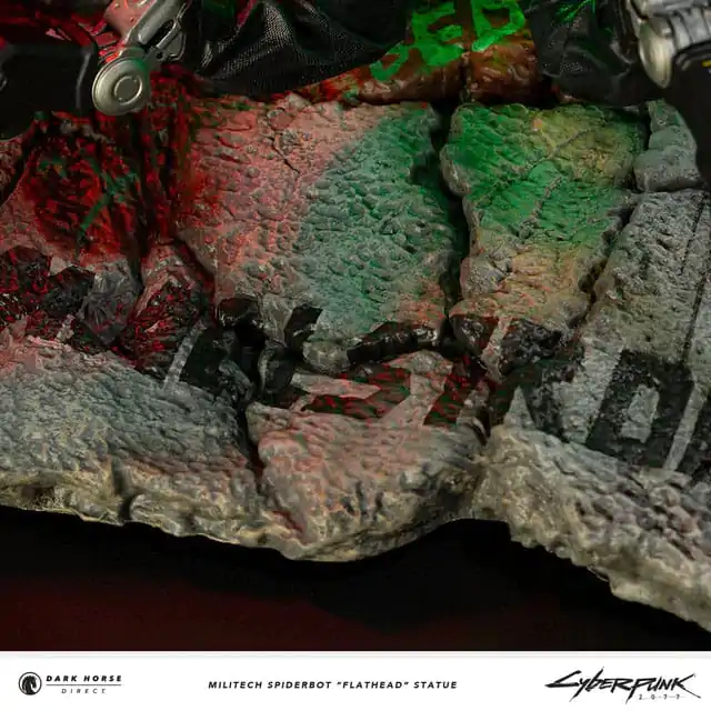 Cyberpunk 2077 Statue Militech Spiderbot "Flathead" 25 cm Produktfoto