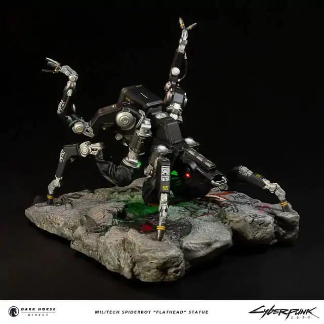 Cyberpunk 2077 Statue Militech Spiderbot "Flathead" 25 cm Produktfoto