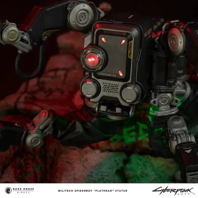 Cyberpunk 2077 Statue Militech Spiderbot "Flathead" 25 cm Produktfoto