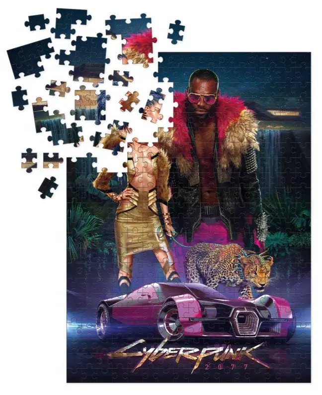 Cyberpunk 2077 Puzzle Neokitsch Produktfoto