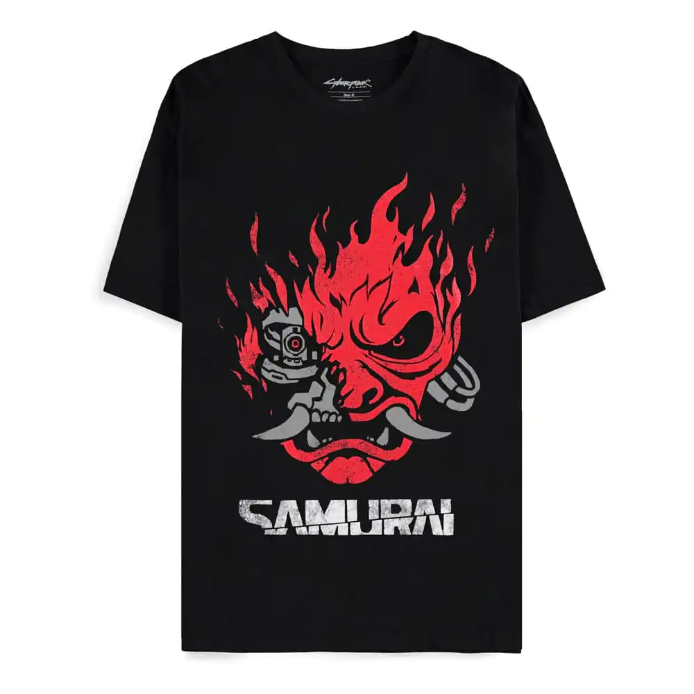Cyberpunk 2077 T-Shirt Samurai Bandmerch termékfotó