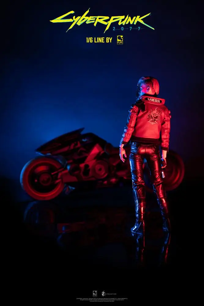 Cyberpunk 2077 Actionfiguren V Female & Yaiba Kusanagi Set Produktfoto