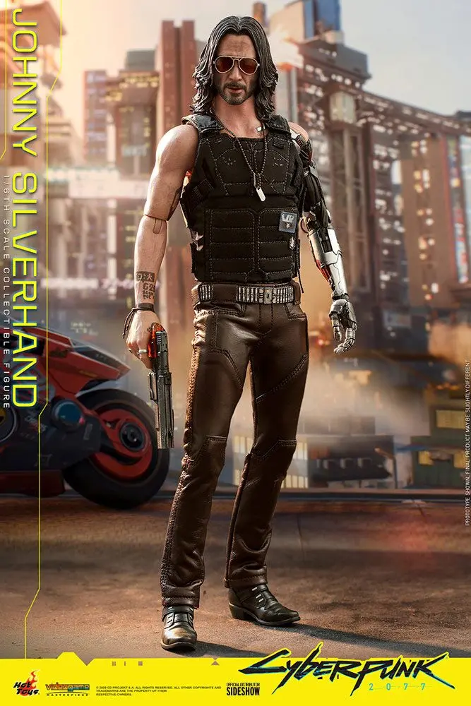 Cyberpunk 2077 Video Game Masterpiece Actionfigur 1/6 Johnny Silverhand 31 cm termékfotó