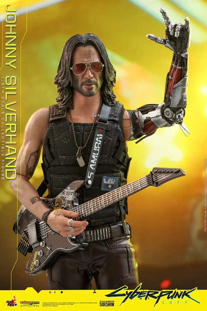 Cyberpunk 2077 Video Game Masterpiece Actionfigur 1/6 Johnny Silverhand 31 cm termékfotó