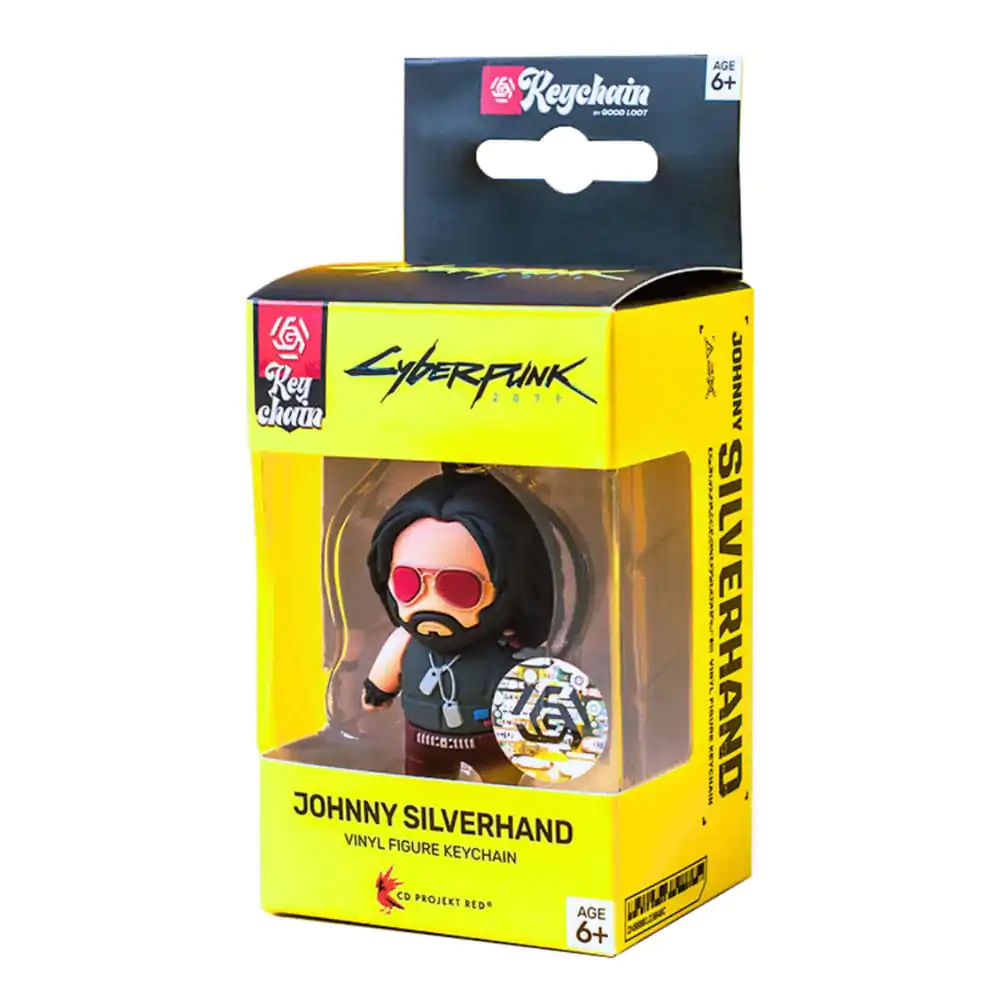 Cyberpunk 2077 Vinyl Schlüsselanhänger Johnny Silverhand Produktfoto