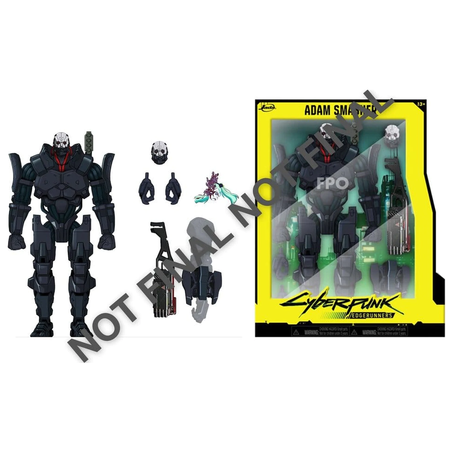 Cyberpunk Actionfigur Adam Smasher 15 cm Produktfoto
