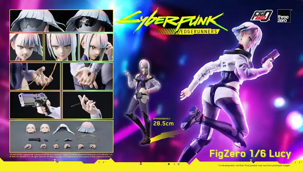 Cyberpunk: Edgerunners FigZero Action Figur 1/6 Lucy 29 cm Produktfoto