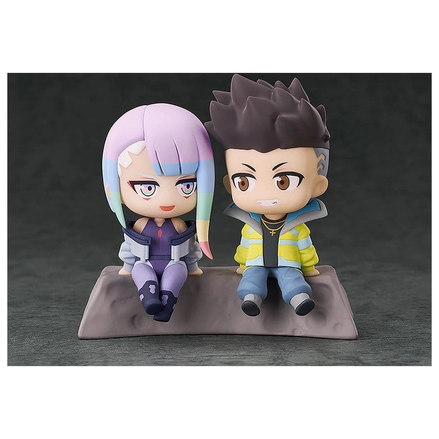 Cyberpunk: Edgerunners Qset+ PVC-Figuren 2er-Pack David & Lucy 8 cm Produktfoto