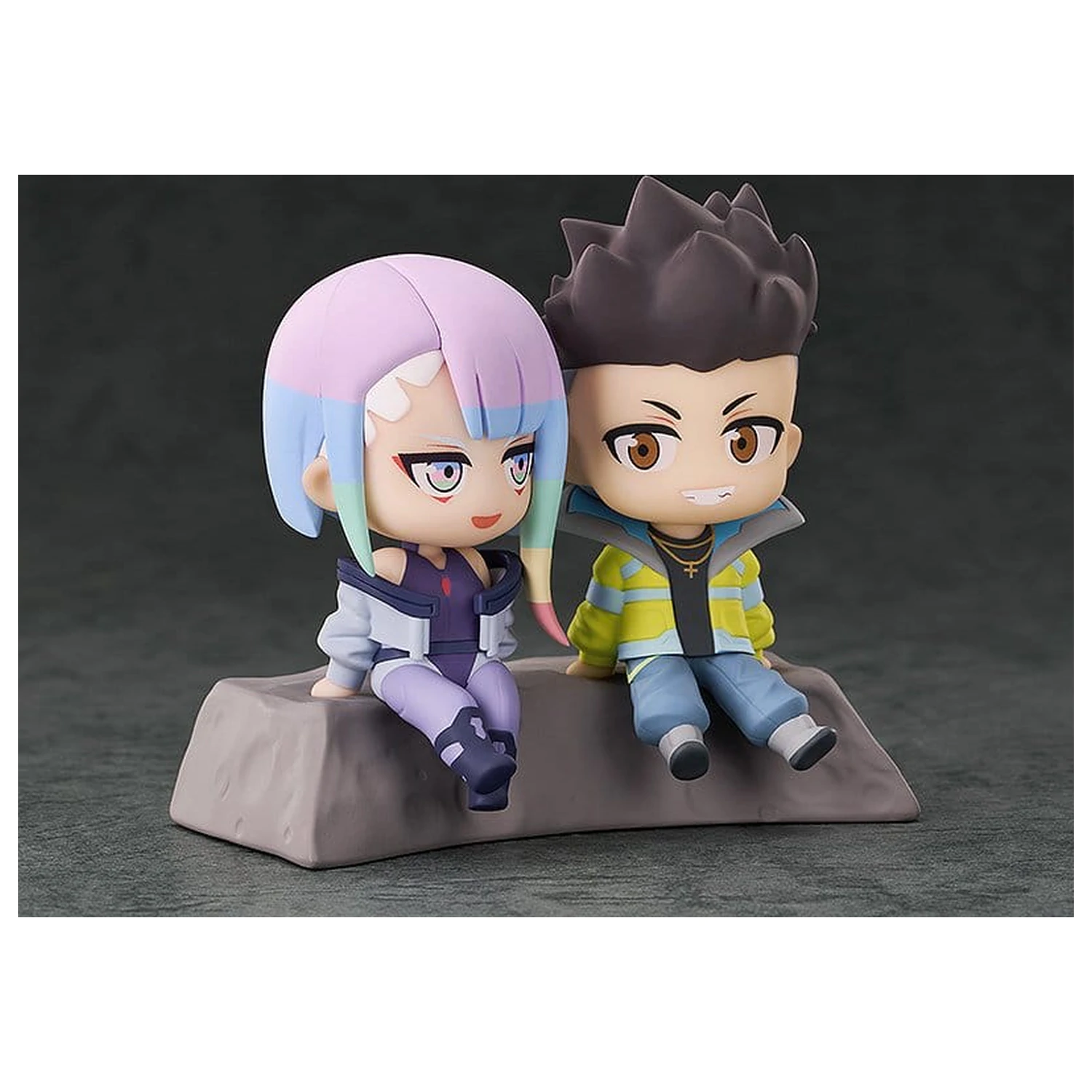 Cyberpunk: Edgerunners Qset+ PVC-Figuren 2er-Pack David & Lucy 8 cm Produktfoto
