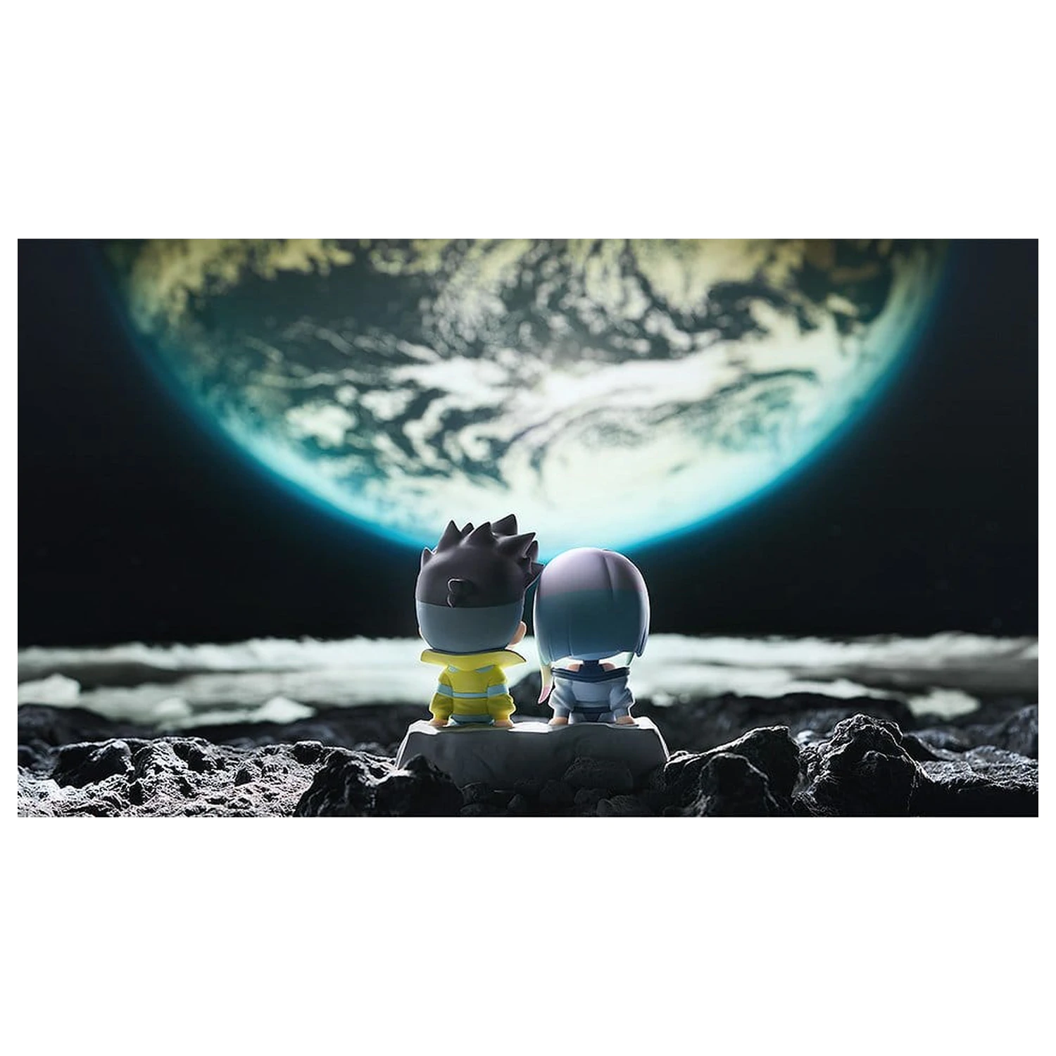 Cyberpunk: Edgerunners Qset+ PVC-Figuren 2er-Pack David & Lucy 8 cm Produktfoto