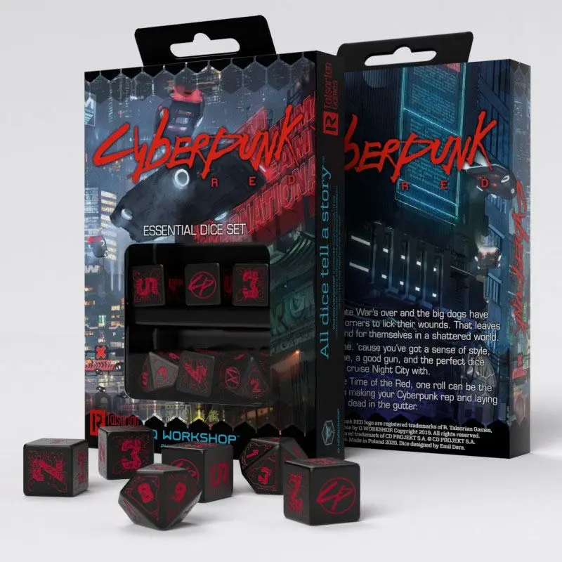 Cyberpunk Würfel Set Night City Essential (6) termékfotó