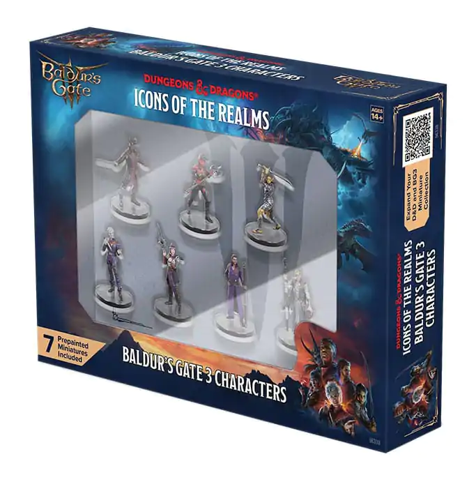 D&D Icons of the Realms Miniaturen vorbemalt Planescape: Baldur's Gate 3 - Character Boxed Set termékfotó