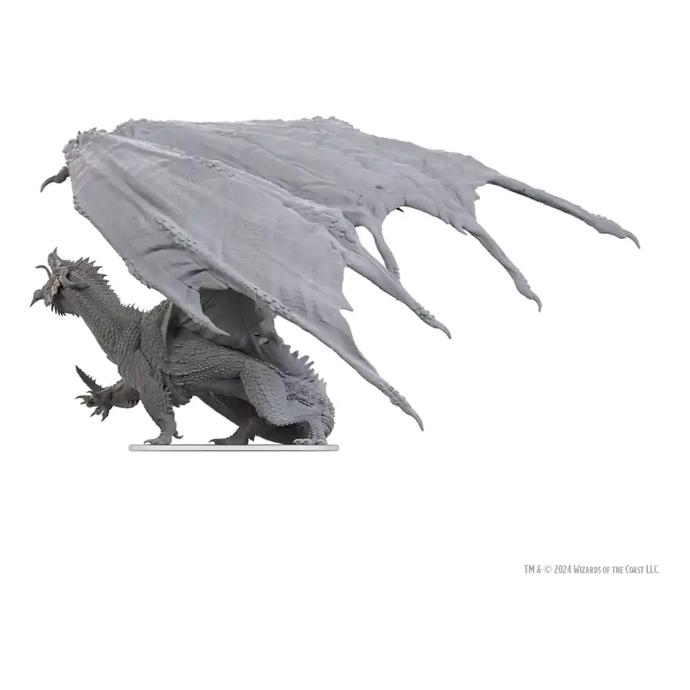 D&D Nolzur's Marvelous Miniatures Miniatur unbemalt Adult Red Dragon Tyrant 18 cm Produktfoto