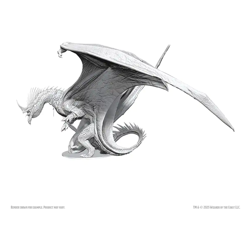 D&D Nolzur's Marvelous Miniatures Unbemalte Miniaturen Ancient Blue Dragon 20 cm Produktfoto