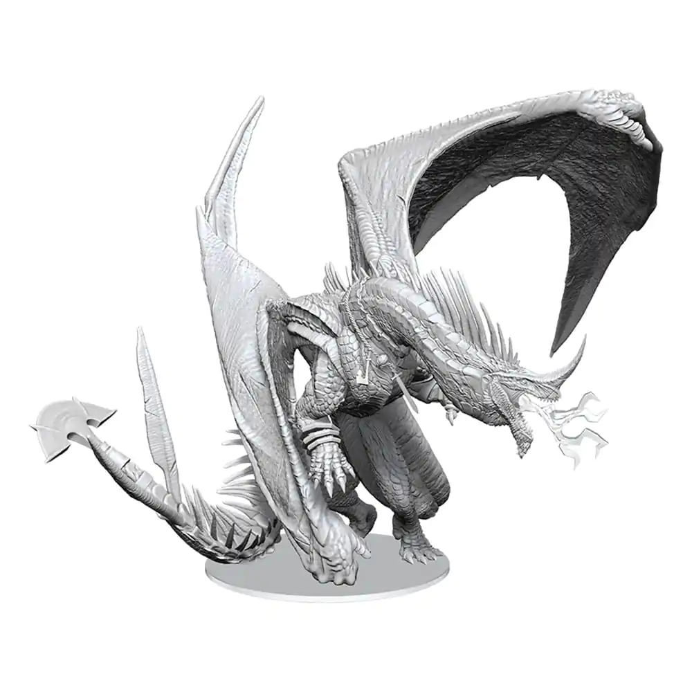 D&D Nolzur's Marvelous Miniatures Unbemalte Miniaturen Ancient Blue Dragon 20 cm Produktfoto