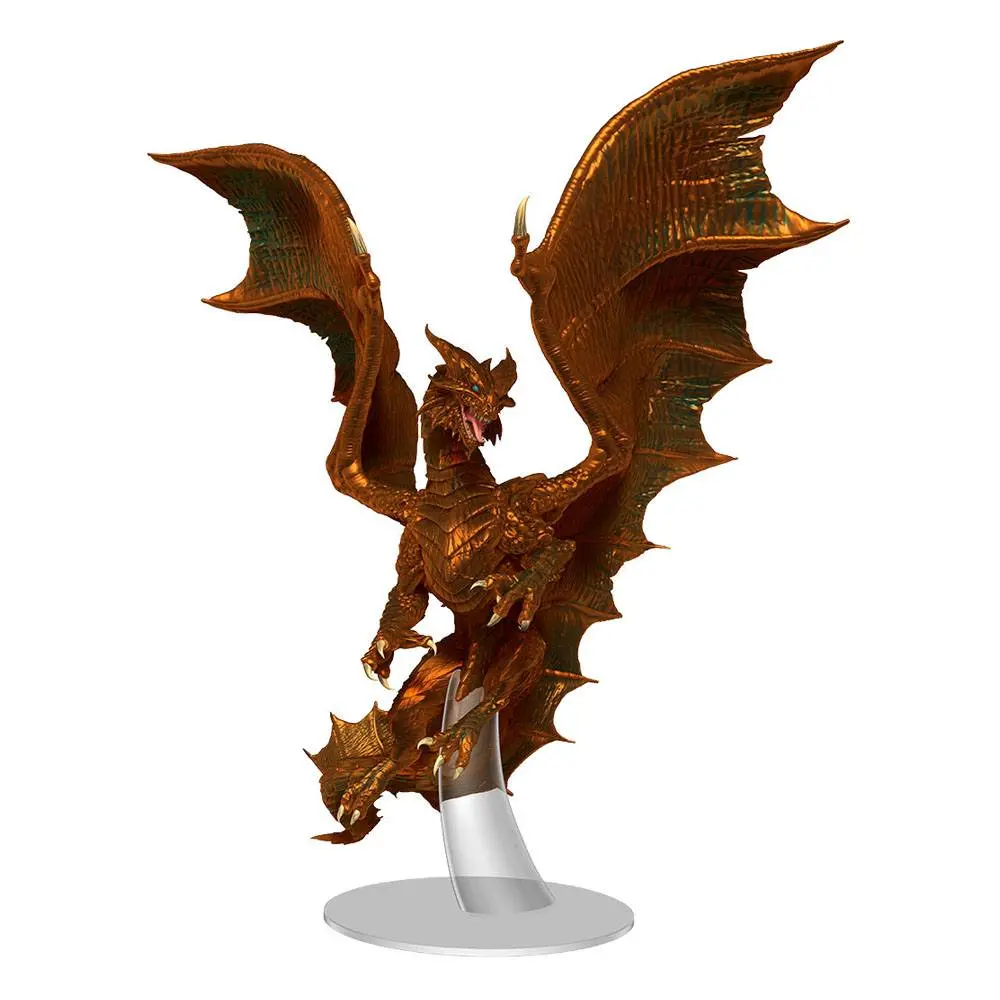 D&D Nolzur's Marvelous Miniatures Miniatur unbemalt Adult Copper Dragon Produktfoto