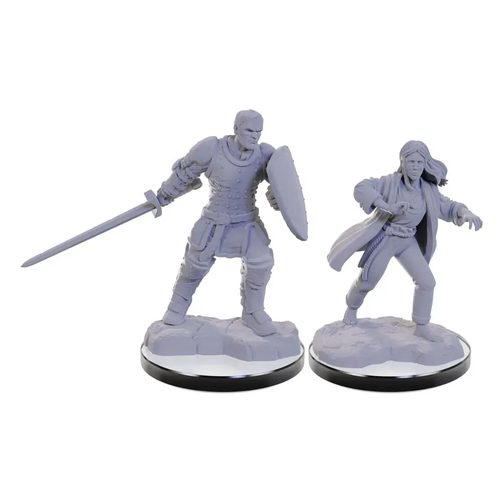 D&amp;D Nolzur's Marvelous Miniatures Miniatur unbemalt Reborn Paladin &amp; Warlock Produktfoto