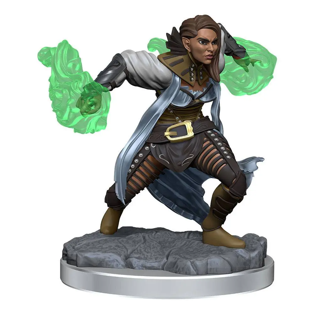 D&D Nolzur's Marvelous Miniatures Miniaturen unbemalt 2er-Pack Half-Elf Warlock Produktfoto