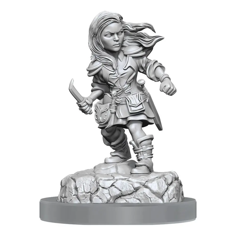 D&D Nolzur's Marvelous Miniatures Miniaturen unbemalt 2er-Pack Halfling Rogue Female Produktfoto