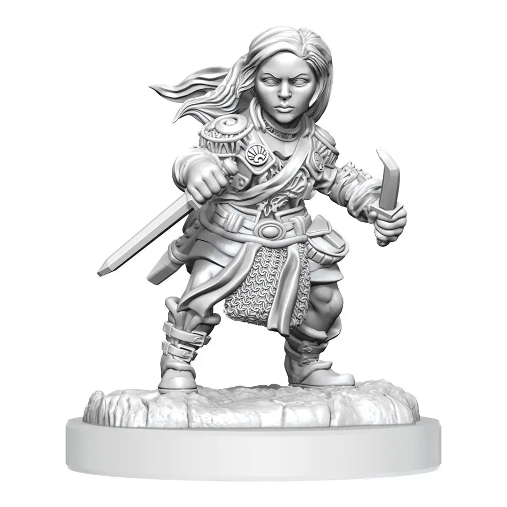 D&D Nolzur's Marvelous Miniatures Miniaturen unbemalt 2er-Pack Halfling Rogue Female Produktfoto