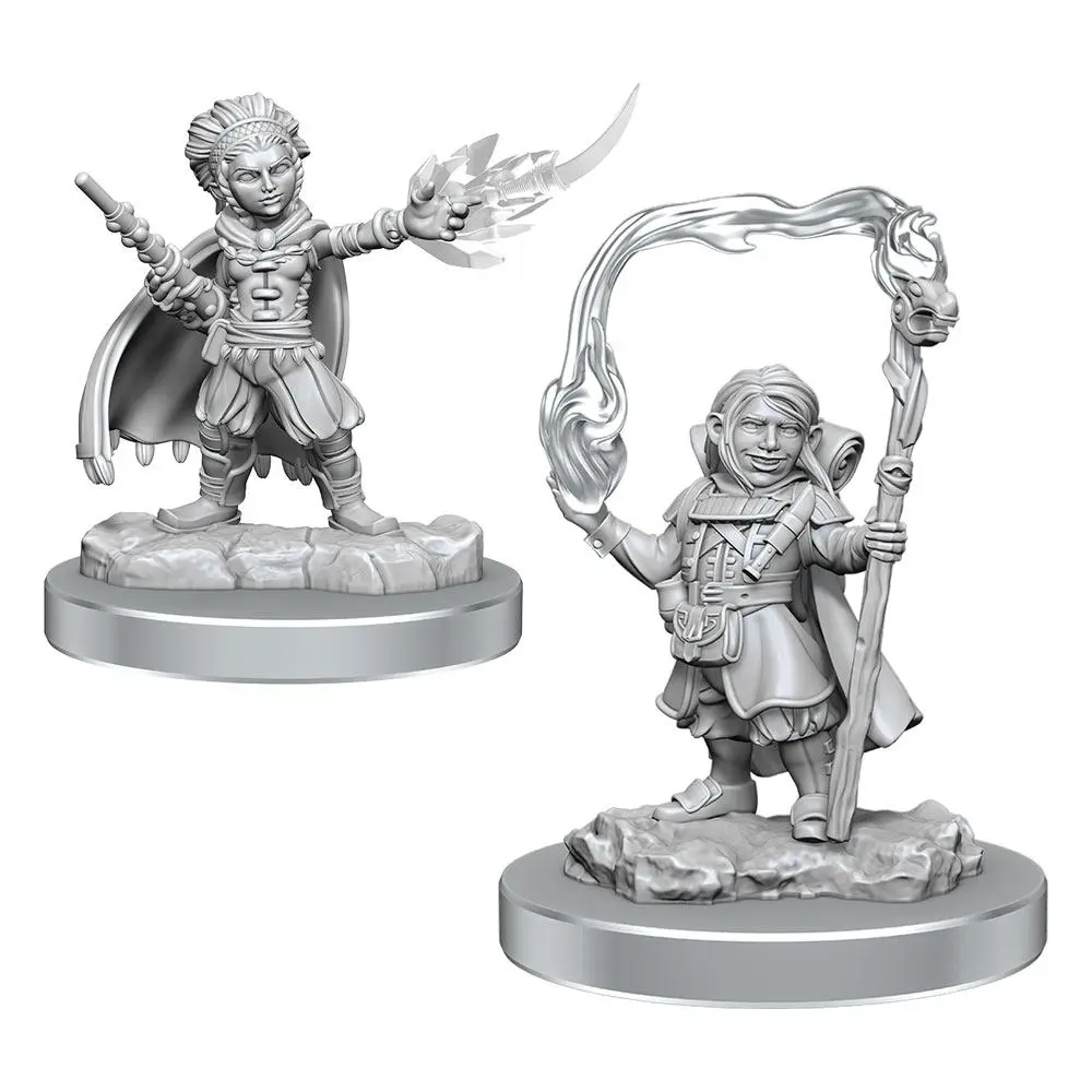 D&D Nolzur's Marvelous Miniatures Miniaturen unbemalt 2er-Pack Halfling Wizards termékfotó