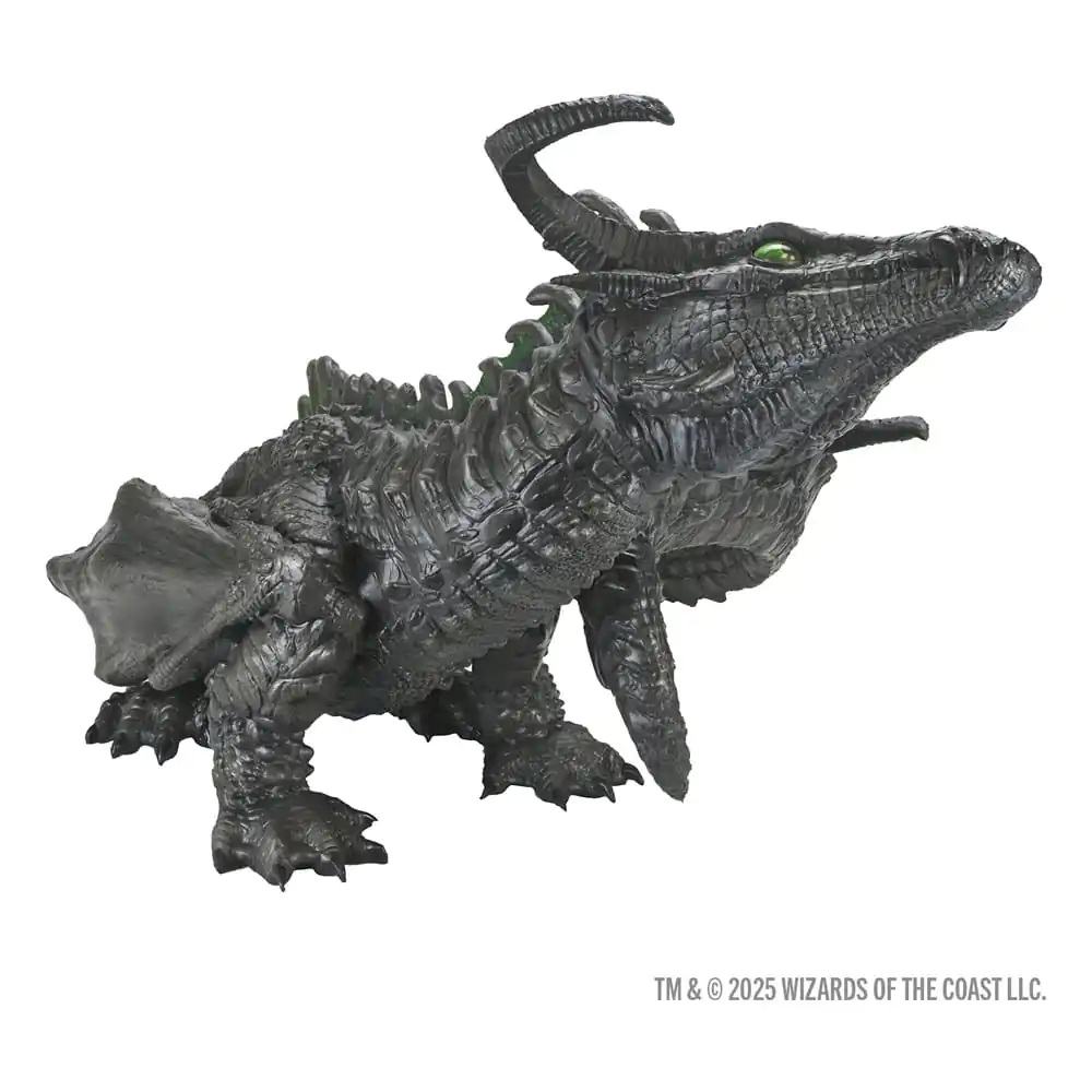 D&D Replicas of the Realms Lebensgroße Schaumstoff-Figur Black Dragon Wyrmling 46 cm Produktfoto