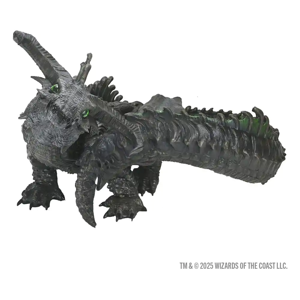 D&D Replicas of the Realms Lebensgroße Schaumstoff-Figur Black Dragon Wyrmling 46 cm Produktfoto