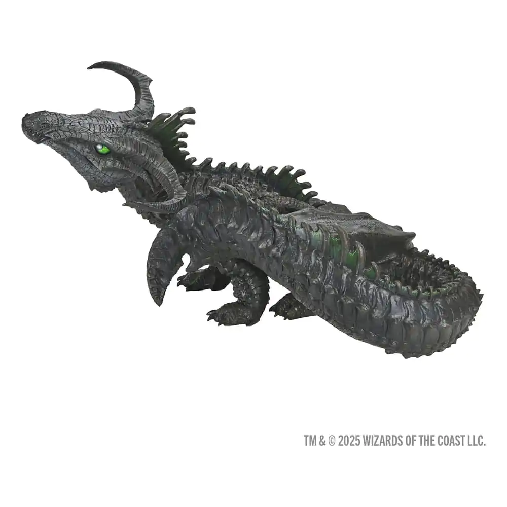 D&D Replicas of the Realms Lebensgroße Schaumstoff-Figur Black Dragon Wyrmling 46 cm Produktfoto