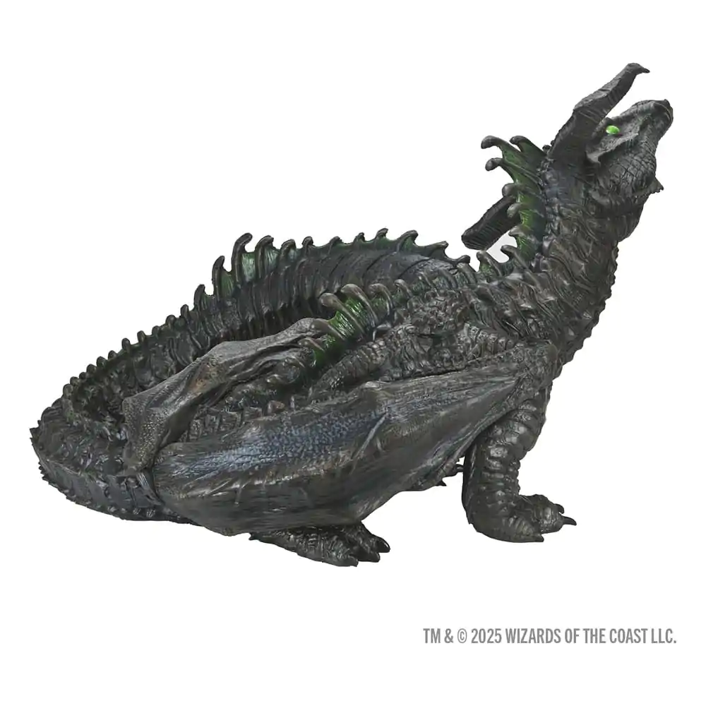 D&D Replicas of the Realms Lebensgroße Schaumstoff-Figur Black Dragon Wyrmling 46 cm Produktfoto