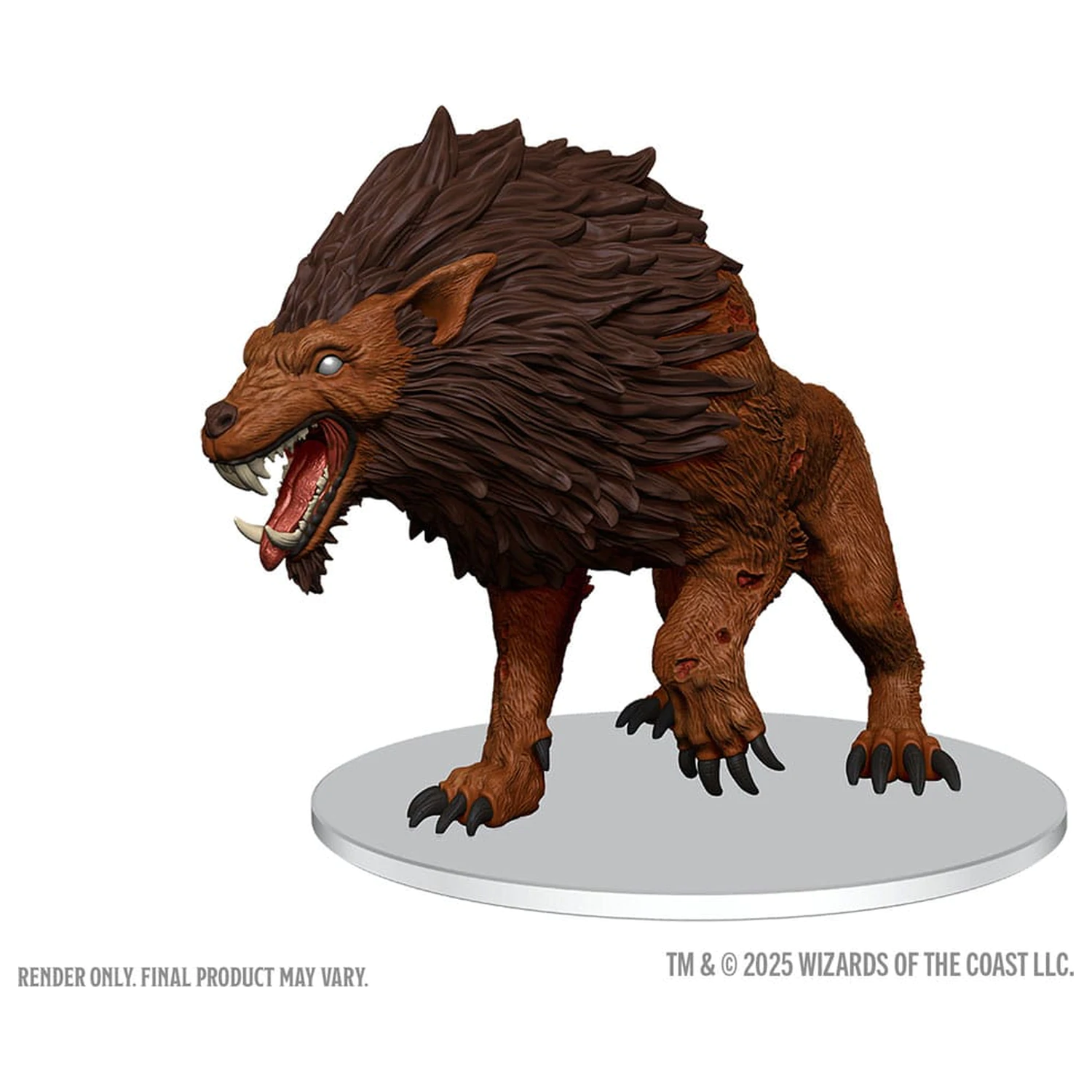 D&D Icons of the Realms Box mit vorbemalten Miniatur Dire Worg 11 cm Produktfoto