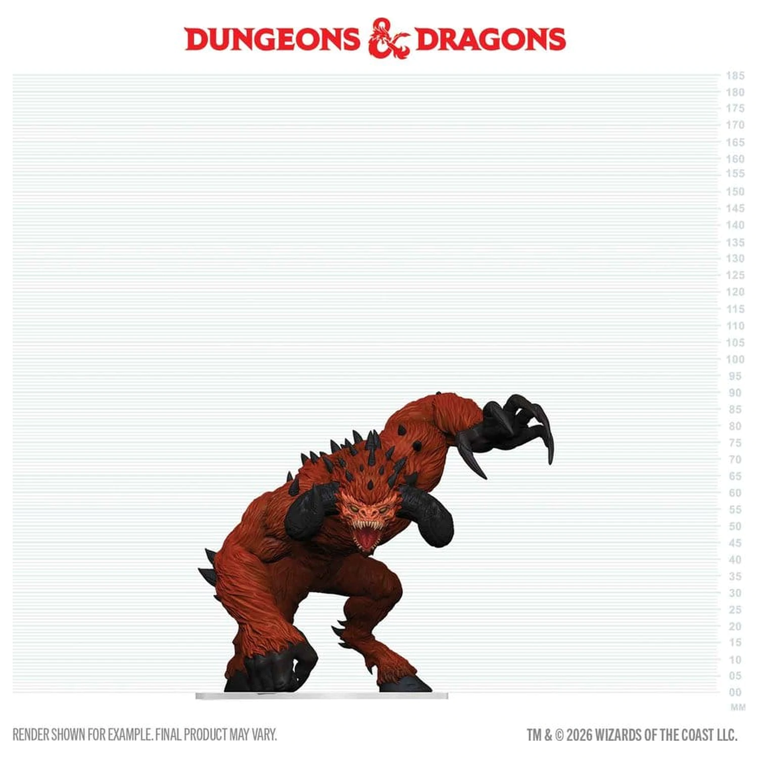 D&D Icons of the Realms Boxed vorbemalte Miniaturen Goristro 15 cm Produktfoto