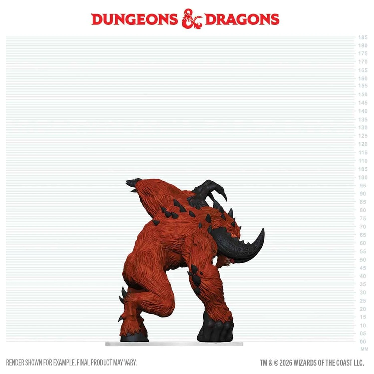 D&D Icons of the Realms Boxed vorbemalte Miniaturen Goristro 15 cm Produktfoto