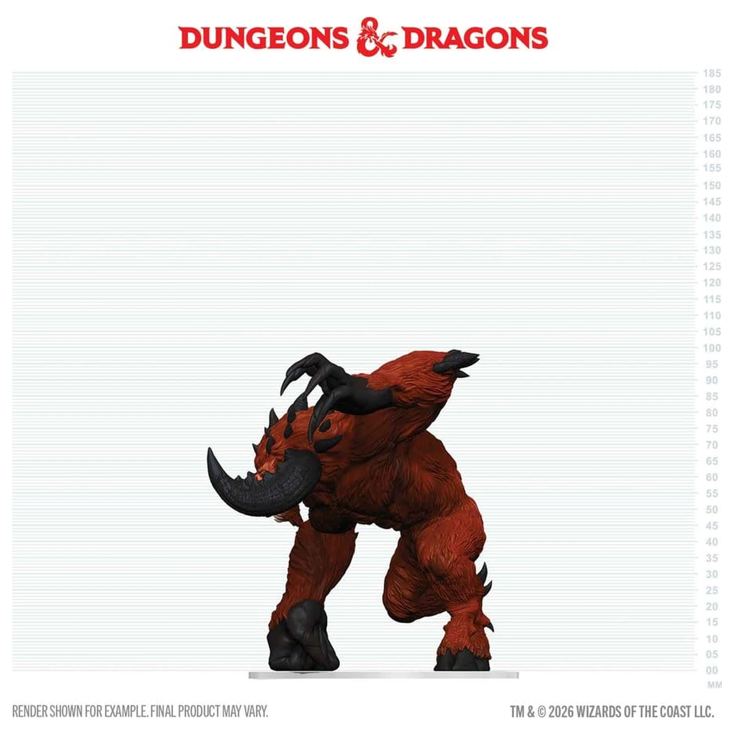 D&D Icons of the Realms Boxed vorbemalte Miniaturen Goristro 15 cm Produktfoto