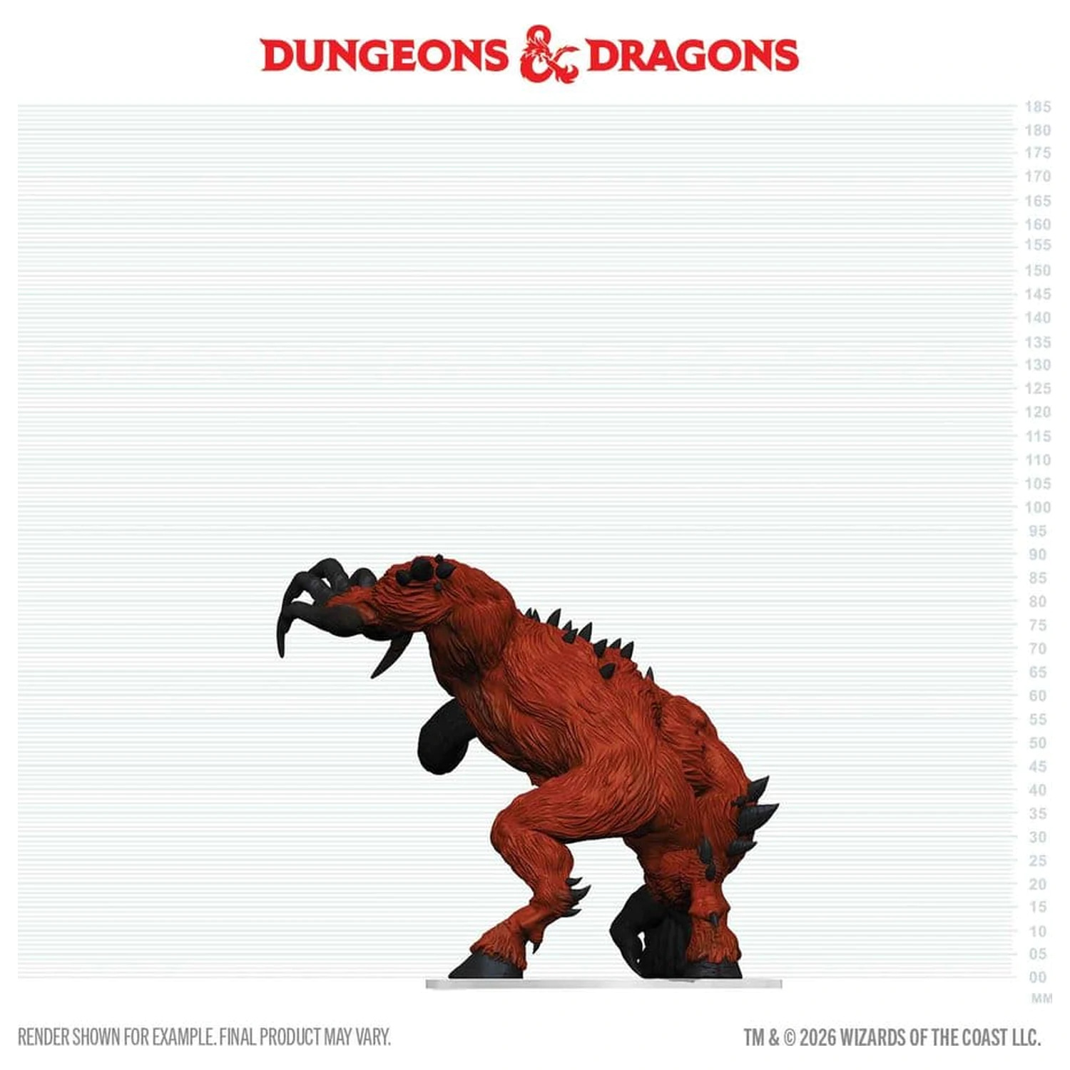 D&D Icons of the Realms Boxed vorbemalte Miniaturen Goristro 15 cm Produktfoto
