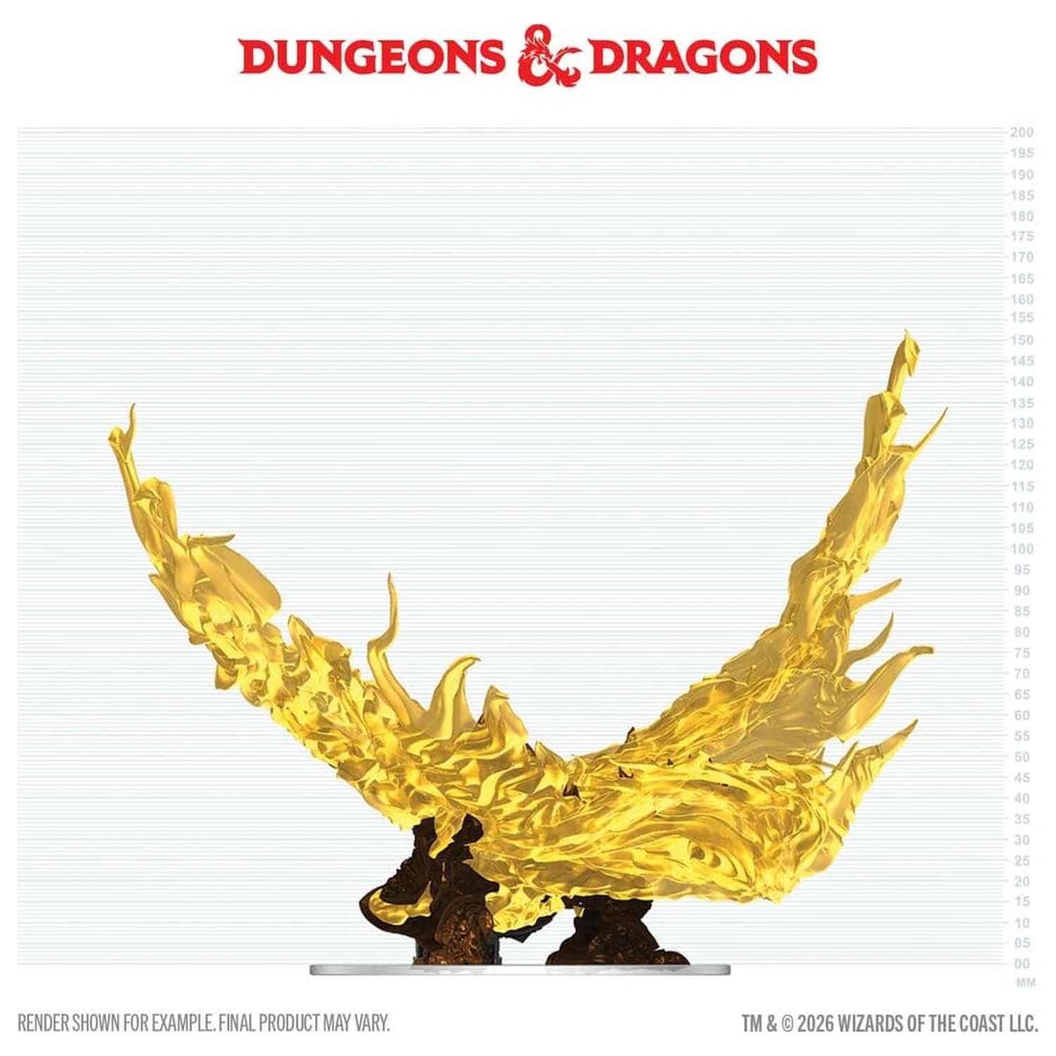 D&D Icons of the Realms Boxed vorbemalte Miniaturen Hollow Dragon 18 cm Produktfoto