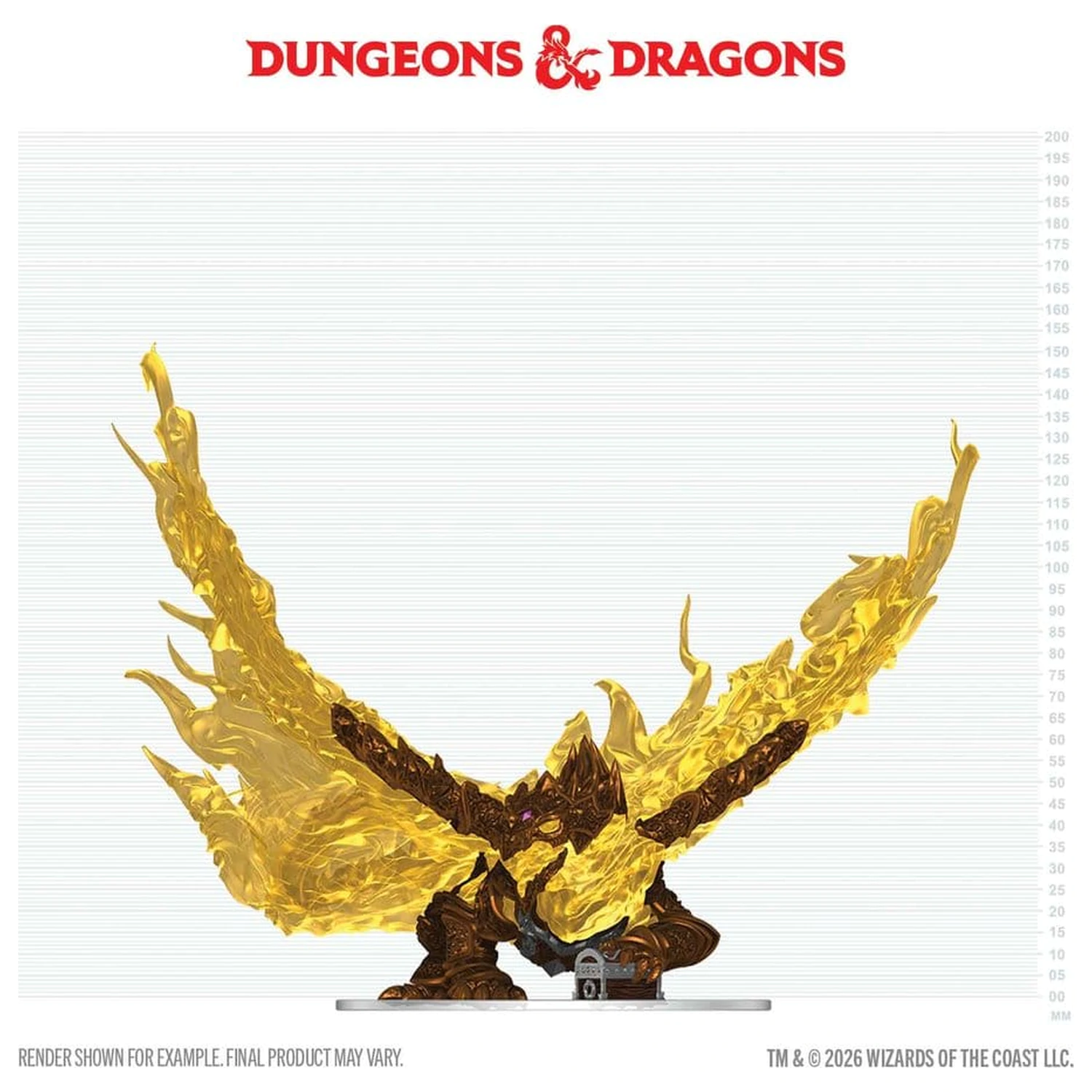 D&D Icons of the Realms Boxed vorbemalte Miniaturen Hollow Dragon 18 cm Produktfoto