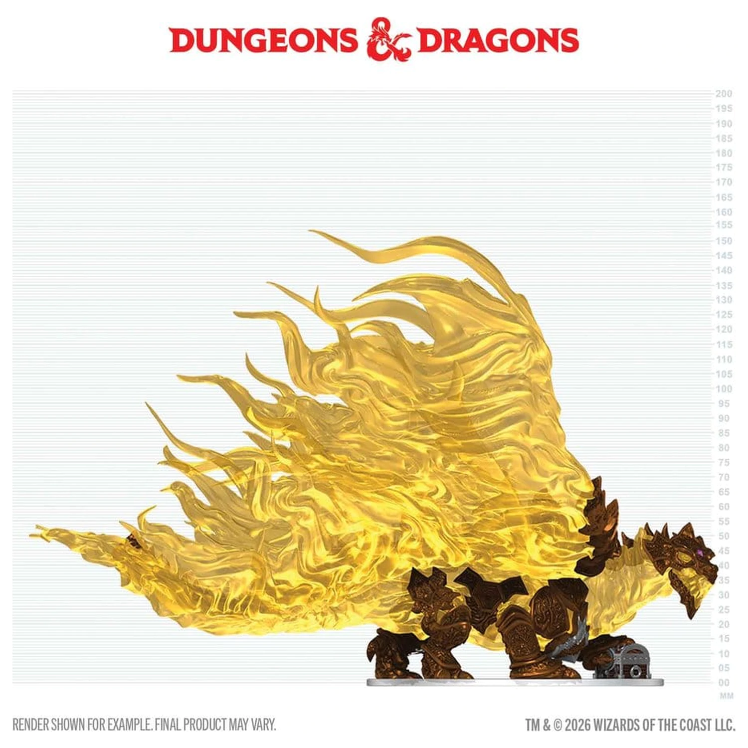 D&D Icons of the Realms Boxed vorbemalte Miniaturen Hollow Dragon 18 cm Produktfoto