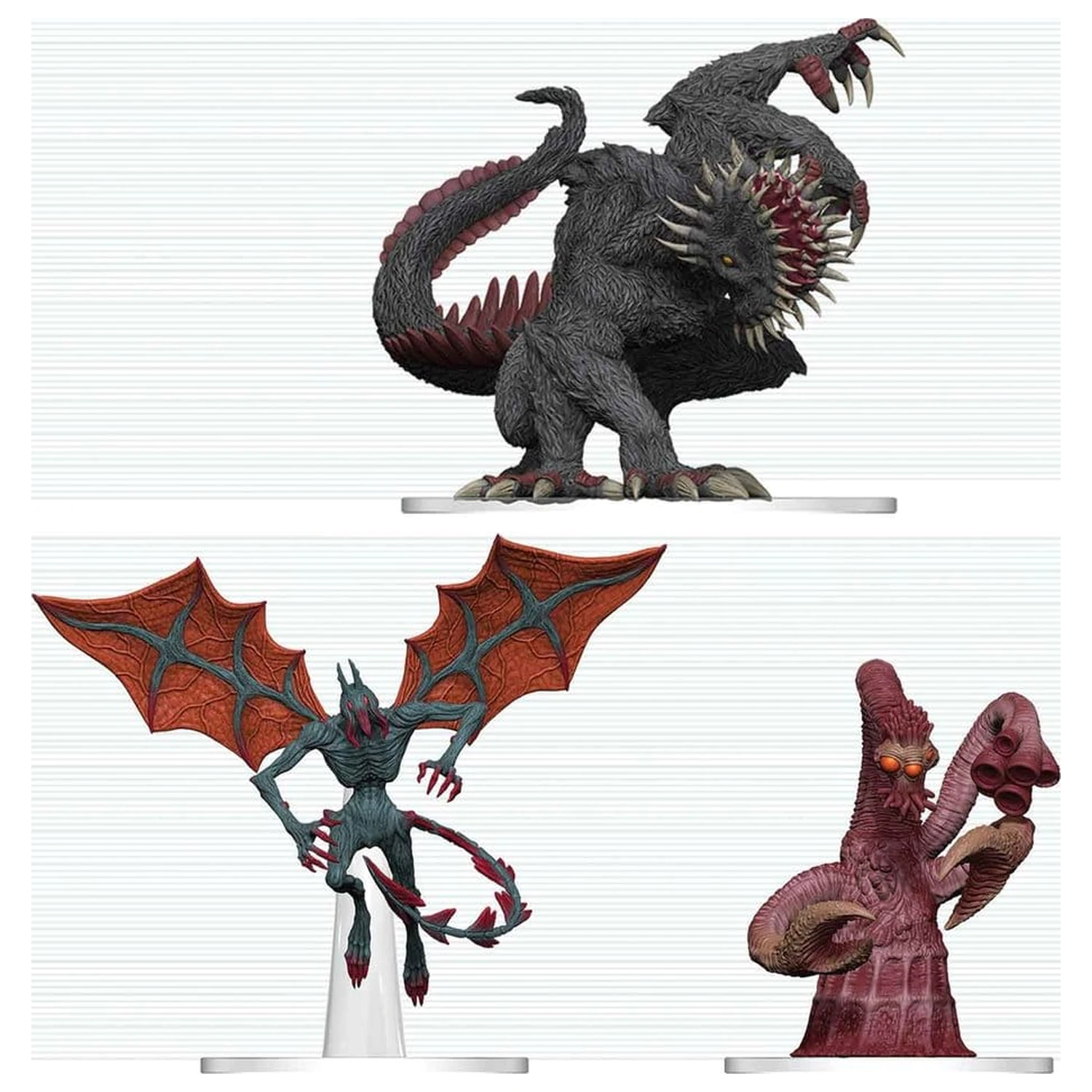D&D Icons of the Realms Box mit vorbemalten Miniaturen: Maddening Monsters of Ravenloft Produktfoto