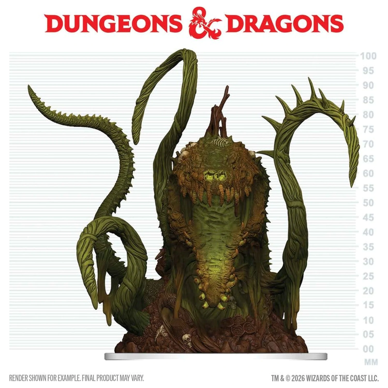 D&D Icons of the Realms Mini Figur Spore of Moander Boxed Miniatur Produktfoto