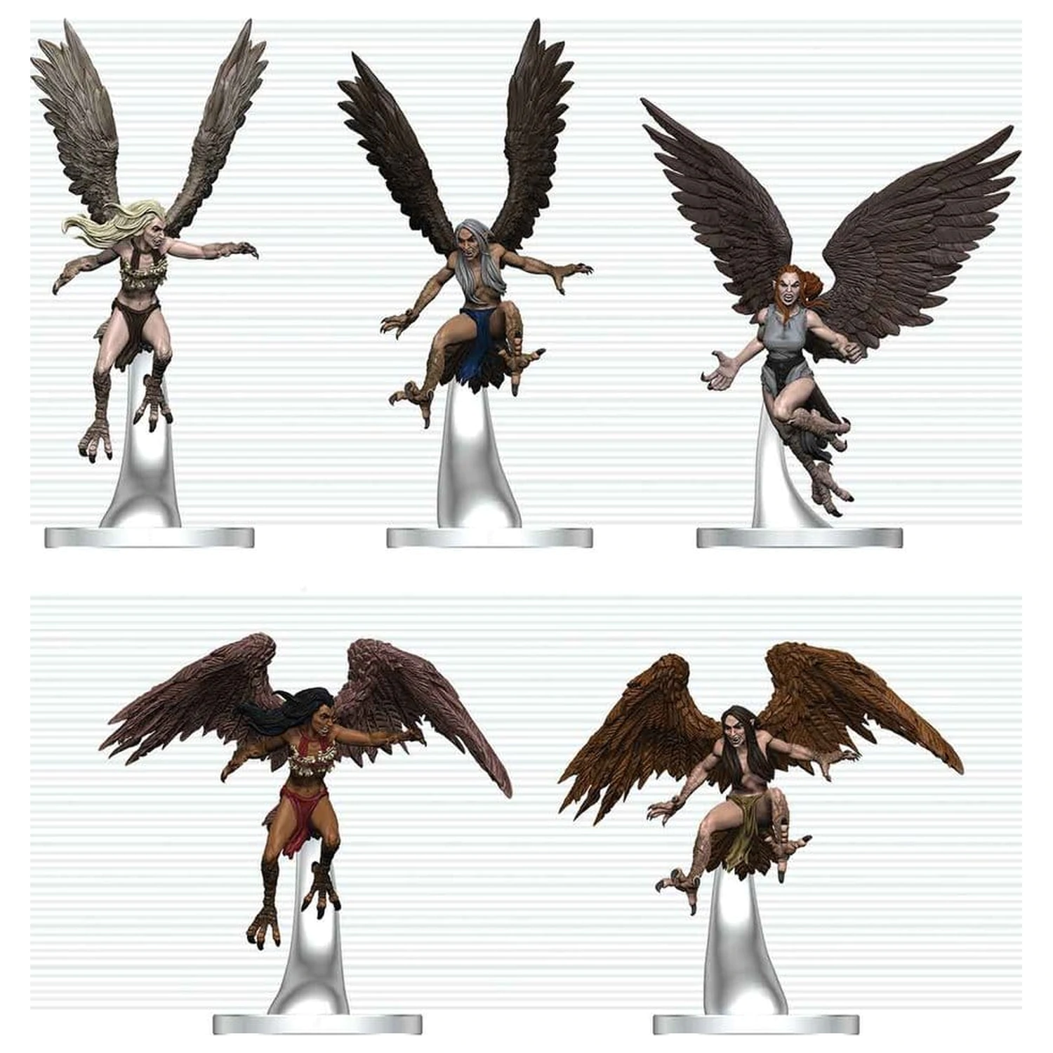 D&D Icons of the Realms Mini Figuren Harpy Flock 20 cm Produktfoto