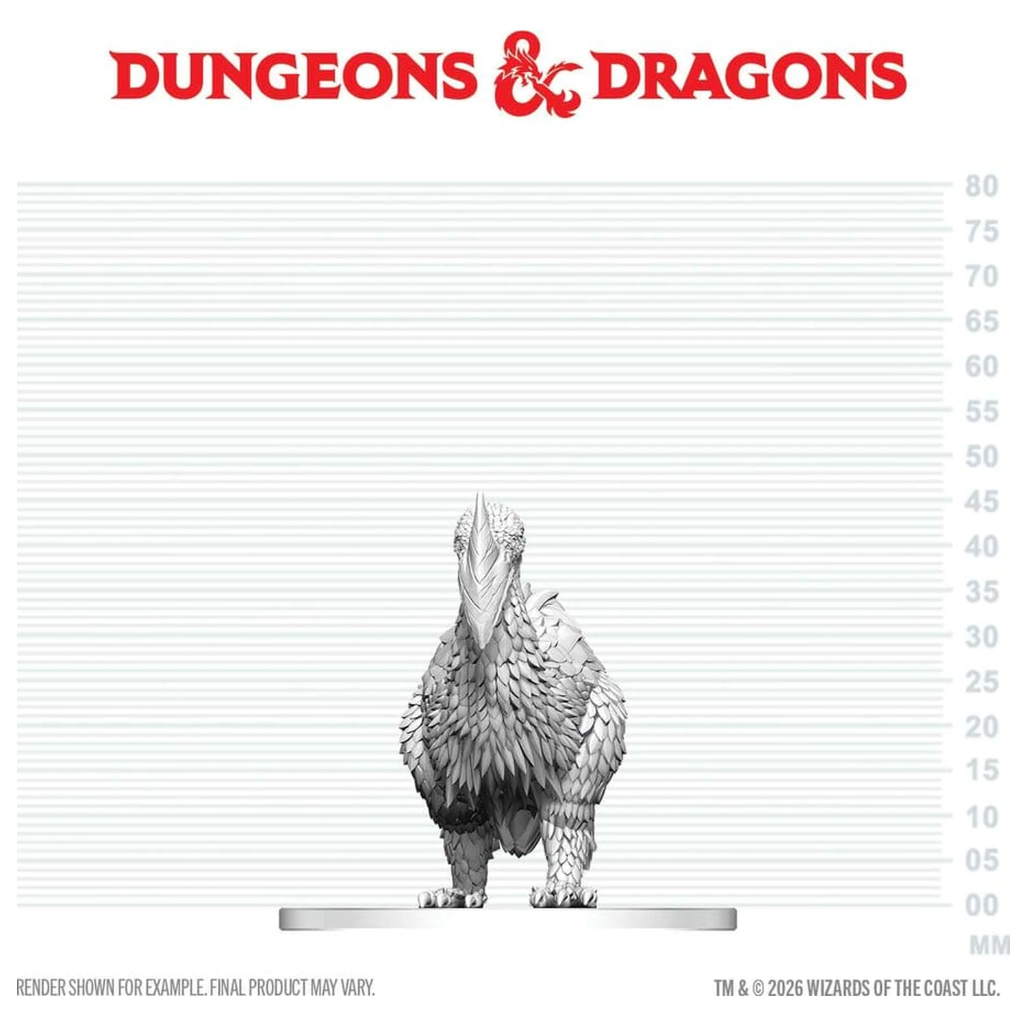 D&D Nolzur's Marvelous Miniatures Miniatur Figur Axe Beak Produktfoto