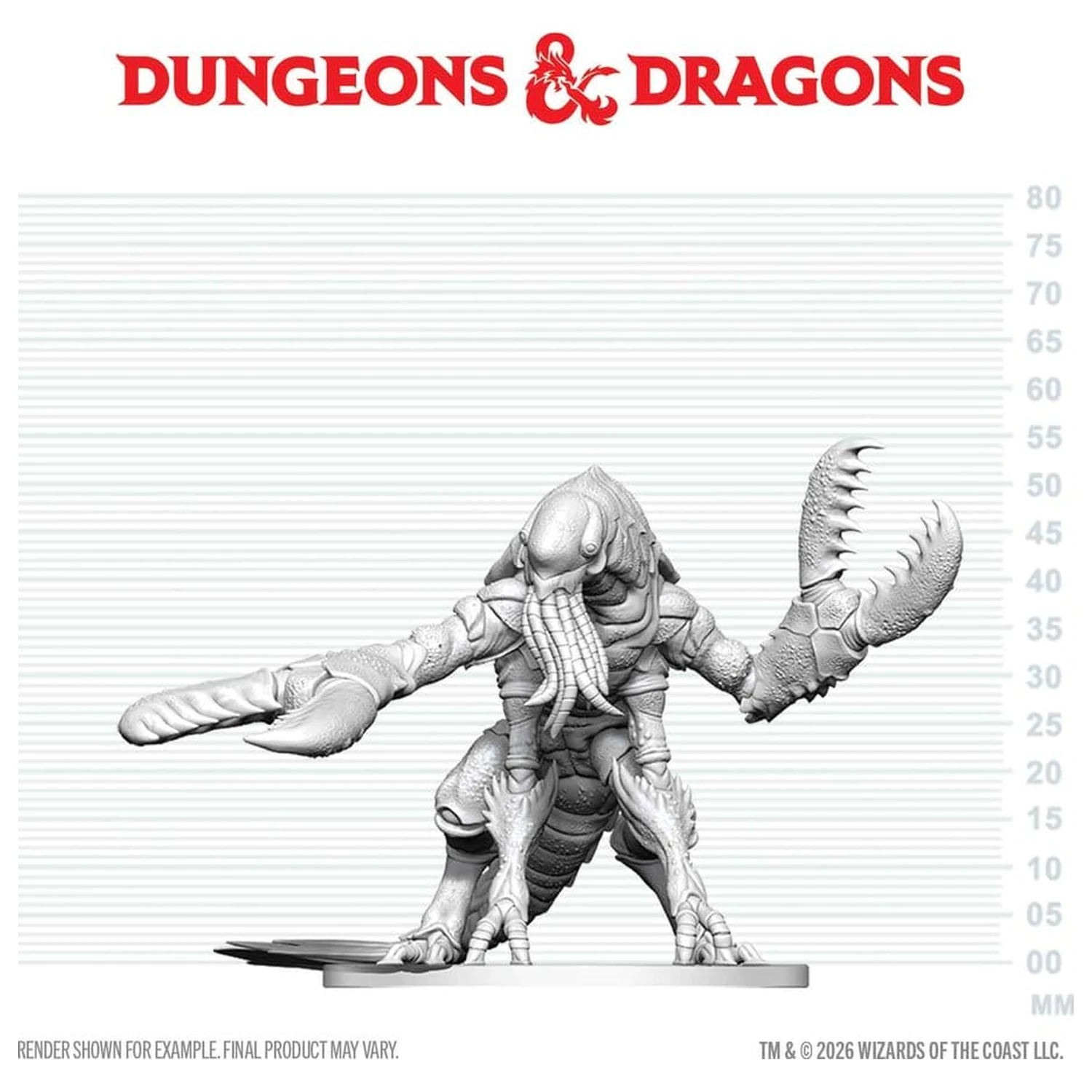 D&D Nolzur's Marvelous Miniatures Miniatur Figur Chuul Produktfoto