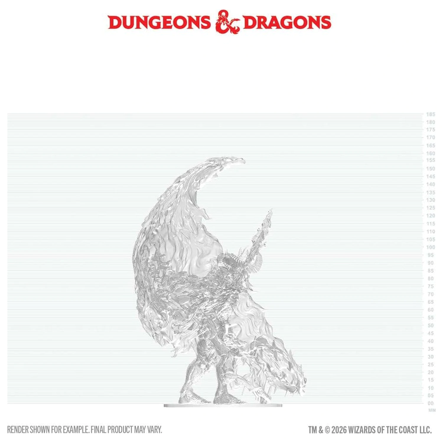 D&D Nolzur's Marvelous Miniatures unbemalte boxed Miniatur Balor 20 cm Produktfoto