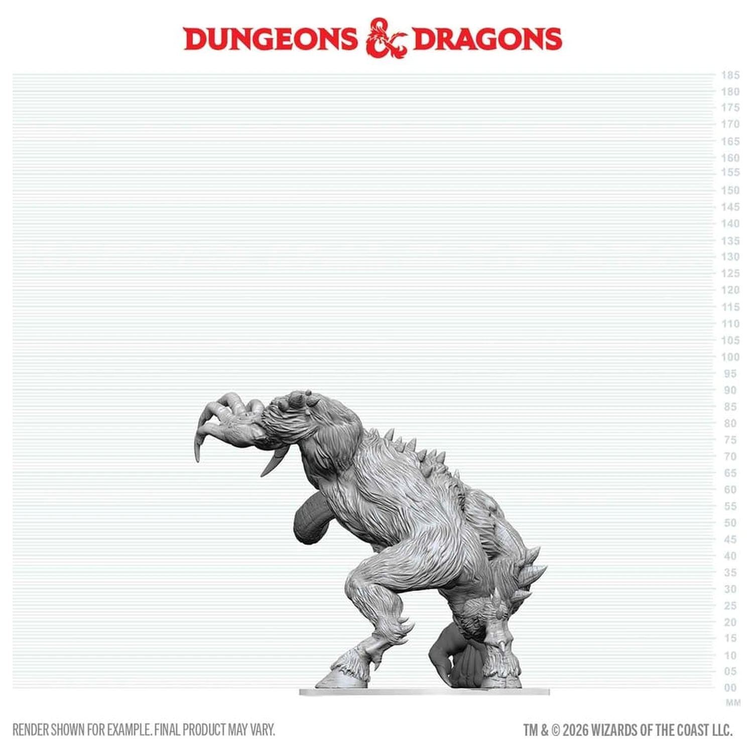 D&D Nolzur's Marvelous Miniatures unbemalte boxed Miniatur Goristro 15 cm Produktfoto